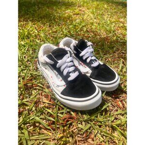 Vans Junior Girls Old School Shoes Ditsy Floral Sz 12